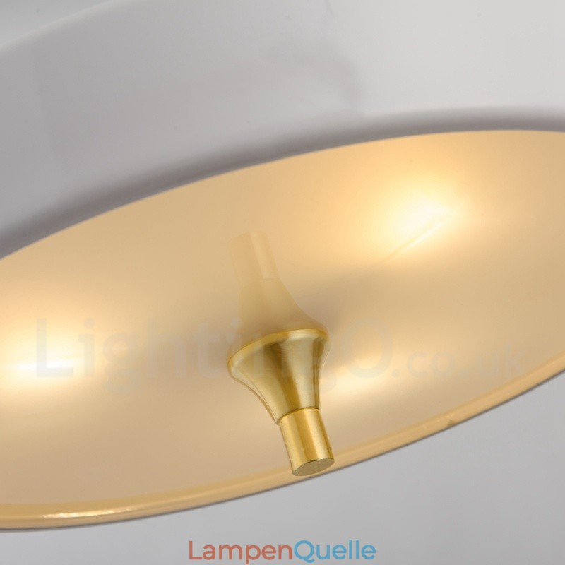 1-flammige, moderne, zeitgenössische Luxus-Pendelleuchte mit Glasschirm