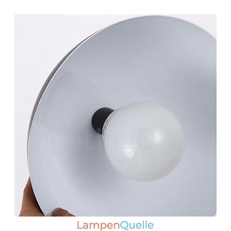 1-flammige, moderne Pendelleuchte aus Stahl mit Schirm aus Aluminiumlegierung