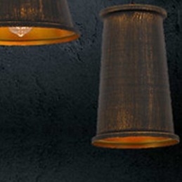 3-flammiger Kronleuchter im Mini-Stil, moderne zeitgenössische Pendelleuchte aus Metall