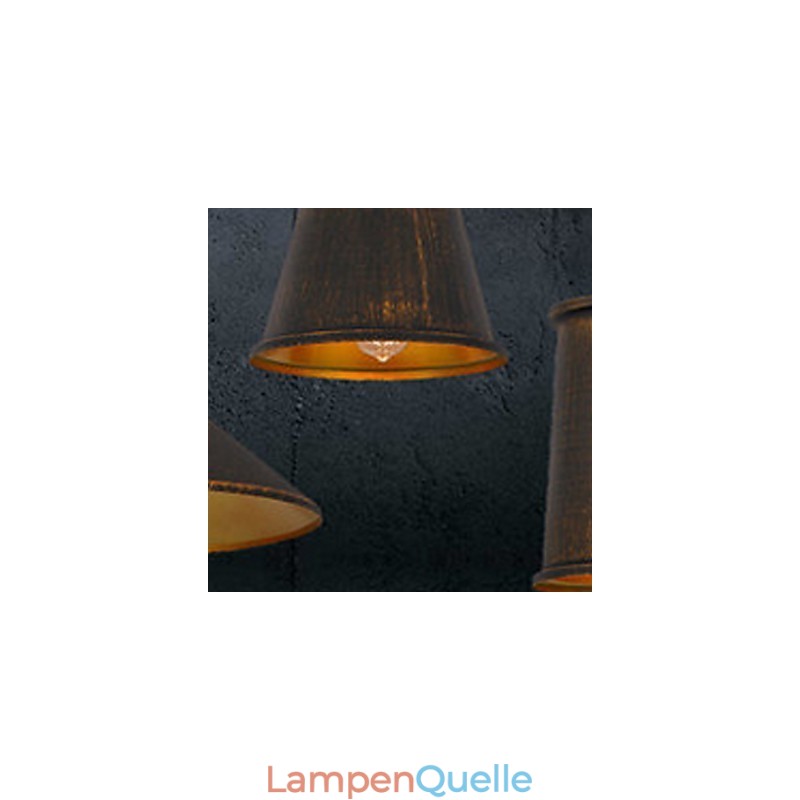 3-flammiger Kronleuchter im Mini-Stil, moderne zeitgenössische Pendelleuchte aus Metall