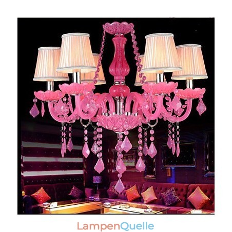 Kaffeelampe Projektlicht Kerze Kristall Hängelampe Rosa A Kaffeelampe Projektlicht Kerze Kristall Hängelampe Rosa A