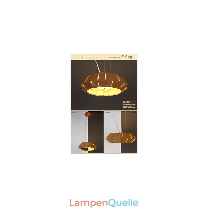 Kronleuchter Country Holz Bambus