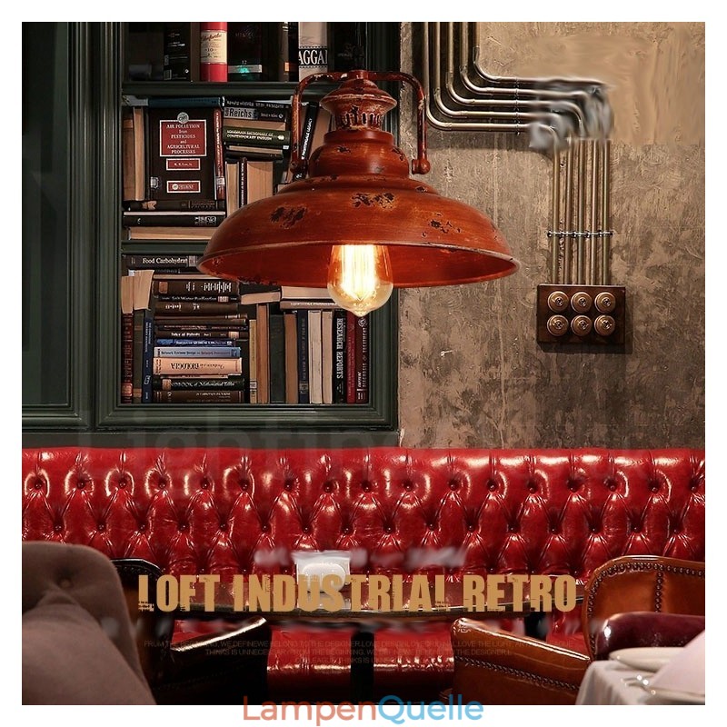 1 Licht Rustikale Lodge Retro Vintage Pendelleuchte Loft
