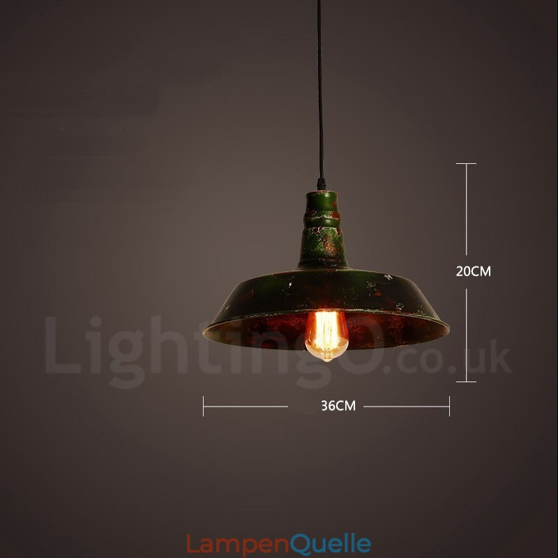 1 Licht Rustikale Lodge Retro Vintage Pendelleuchte Loft