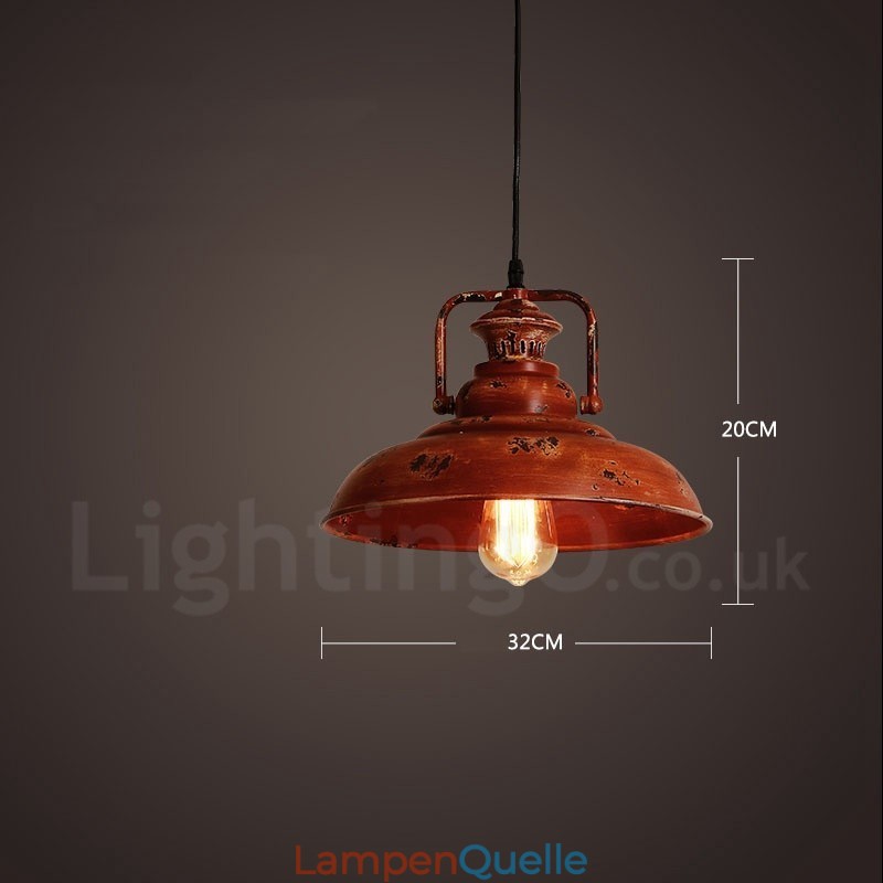 1 Licht Rustikale Lodge Retro Vintage Pendelleuchte Loft