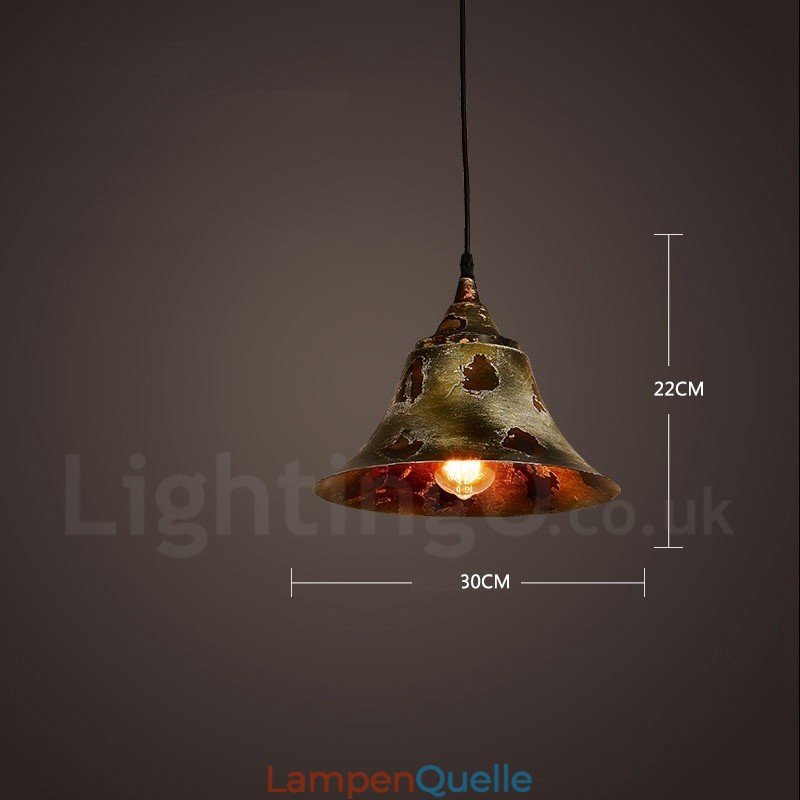 1 Licht Rustikale Lodge Retro Vintage Pendelleuchte Loft