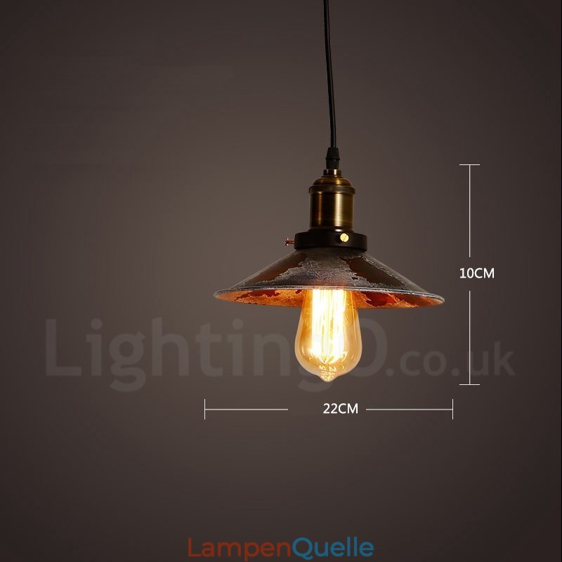 1 Licht Rustikale Lodge Retro Vintage Pendelleuchte Loft