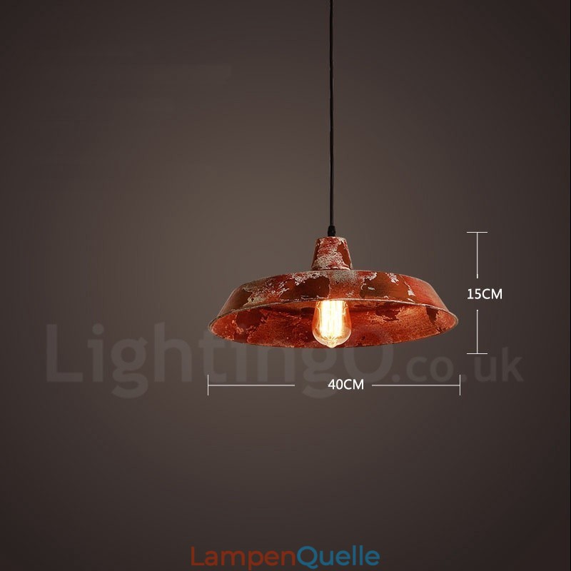 1 Licht Rustikale Lodge Retro Vintage Pendelleuchte Loft