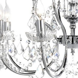 Eleganter Kristall-Kronleuchter mit 8 Lichtern
