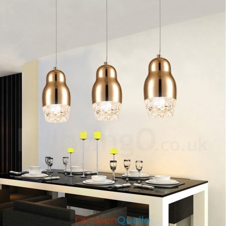 Moderne zeitgenössische 1-flammige Pendelleuchte aus Aluminiumlegierung mit Acrylschirm Moderne zeitgenössische 1-flammige Pendelleuchte aus Aluminiumlegierung mit Acrylschirm