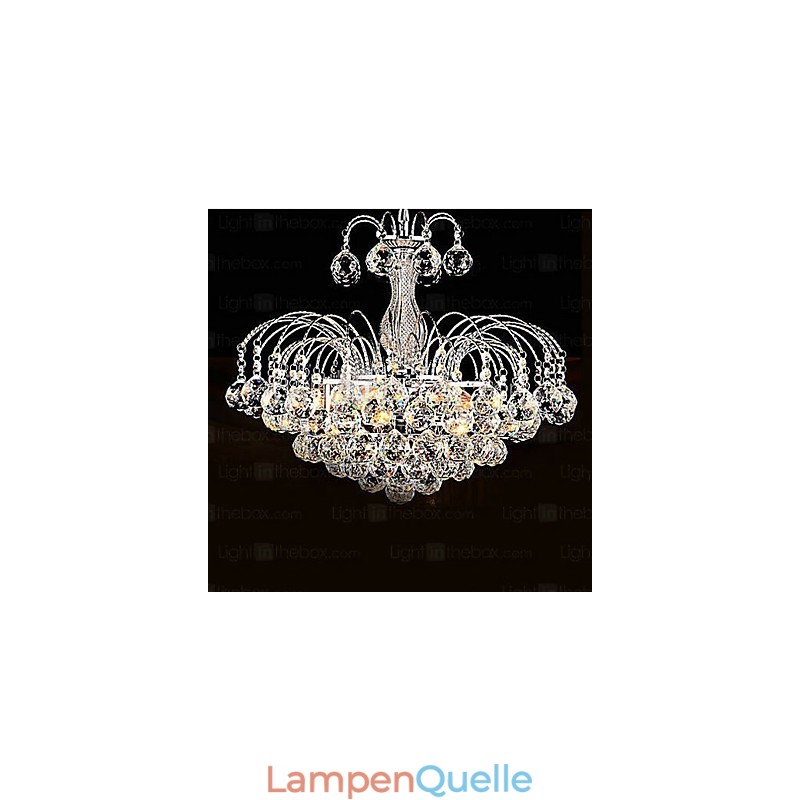 Anhänger Luxus Moderne Kristall Wohnzimmer 3 Lichter Kronleuchter