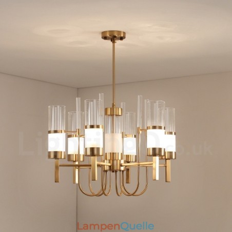 Rustic Lodge Moderner zeitgenössischer Kronleuchter aus Stahl mit 6 Lichtern und Glasschirm Rustic Lodge Moderner zeitgenössischer Kronleuchter aus Stahl mit 6 Lichtern und Glasschirm