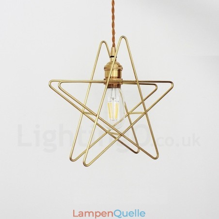 Moderne zeitgenössische 1-flammige Pendelleuchte aus Messing mit Schirm Moderne zeitgenössische 1-flammige Pendelleuchte aus Messing mit Schirm