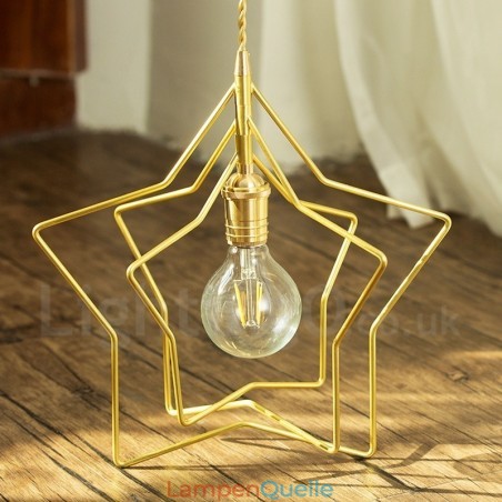 Moderne zeitgenössische 1-flammige Pendelleuchte aus Messing mit Schirm Moderne zeitgenössische 1-flammige Pendelleuchte aus Messing mit Schirm