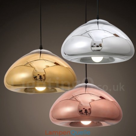 Moderne zeitgenössische 1-flammige Pendelleuchte aus Glas mit Glasschirm Moderne zeitgenössische 1-flammige Pendelleuchte aus Glas mit Glasschirm