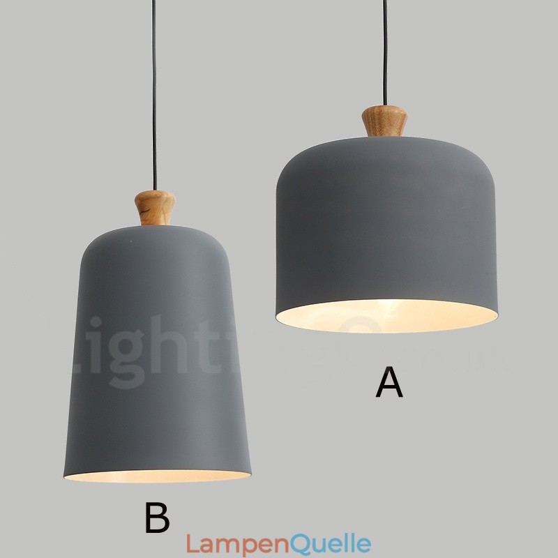 Moderne zeitgenössische 1-flammige Pendelleuchte aus Aluminiumlegierung mit Schirm aus Aluminiumlegierung