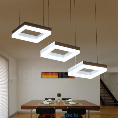 Moderne zeitgenössische 3-flammige Pendelleuchte aus Aluminiumlegierung mit Acrylschirm Moderne zeitgenössische 3-flammige Pendelleuchte aus Aluminiumlegierung mit Acrylschirm