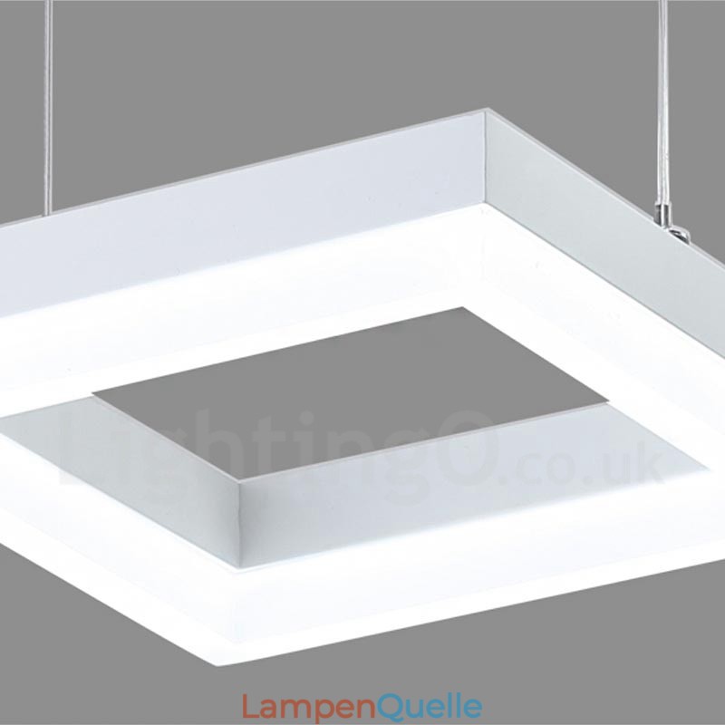 Moderne zeitgenössische 3-flammige Pendelleuchte aus Aluminiumlegierung mit Acrylschirm