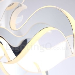 Dimmbarer moderner zeitgenössischer Kronleuchter aus Stahl mit 15 Lichtern und Acrylschirm