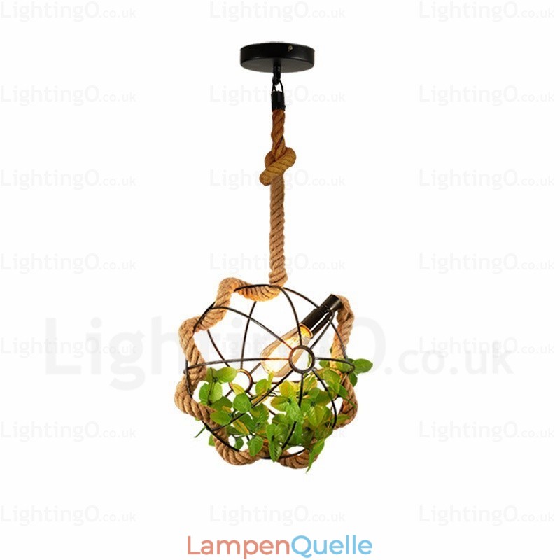 1 Licht Landhaus Rustikal Vintage Retro Pendelleuchte