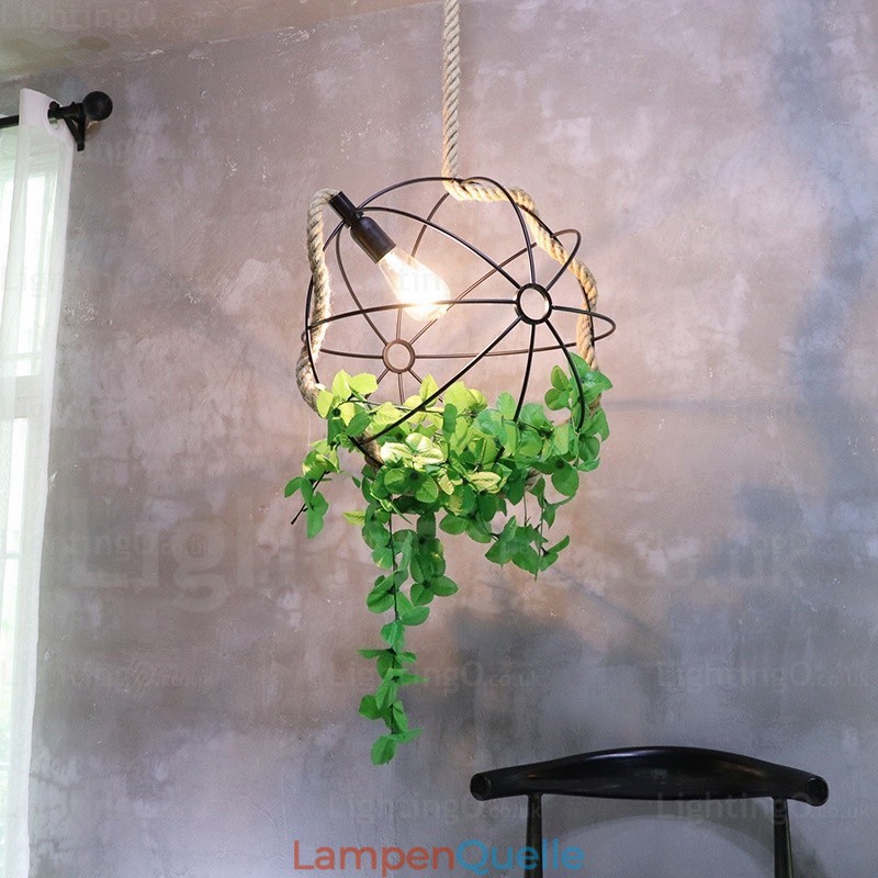 1 Licht Landhaus Rustikal Vintage Retro Pendelleuchte