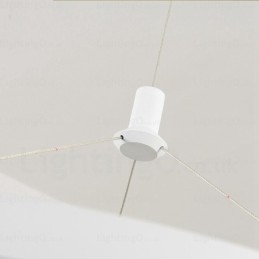 1-flammige, moderne Pendelleuchte mit Acrylschirm