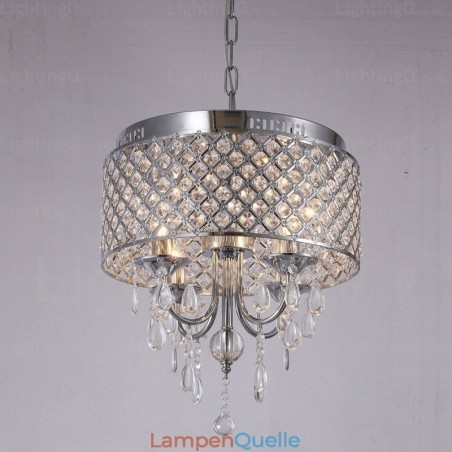 1-flammige, moderne Pendelleuchte mit Kristallschirm 1-flammige, moderne Pendelleuchte mit Kristallschirm