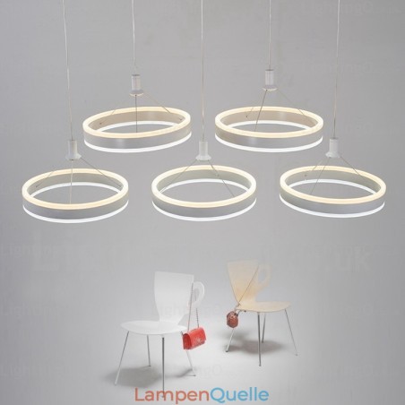 Moderne Pendelleuchte mit 2 Lichtern und Acrylschirm Moderne Pendelleuchte mit 2 Lichtern und Acrylschirm