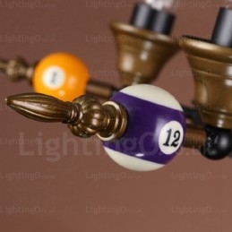 Pendelleuchte im Landhausstil, Vintage-Stil, Retro-Stil, 4 Lichter