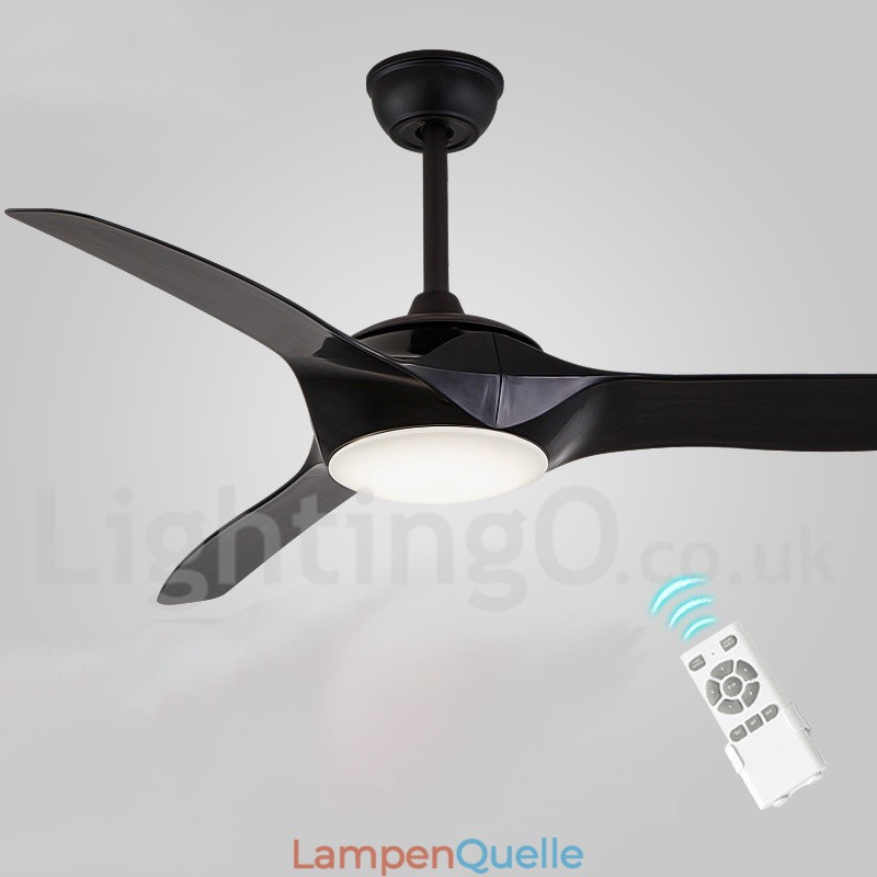 52“ Deckenventilator im europäischen Stil, modern und zeitgenössisch