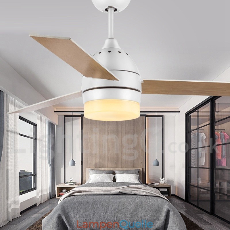 42“ 48“ Nordic Vintage Modern Zeitgenössischer Deckenventilator