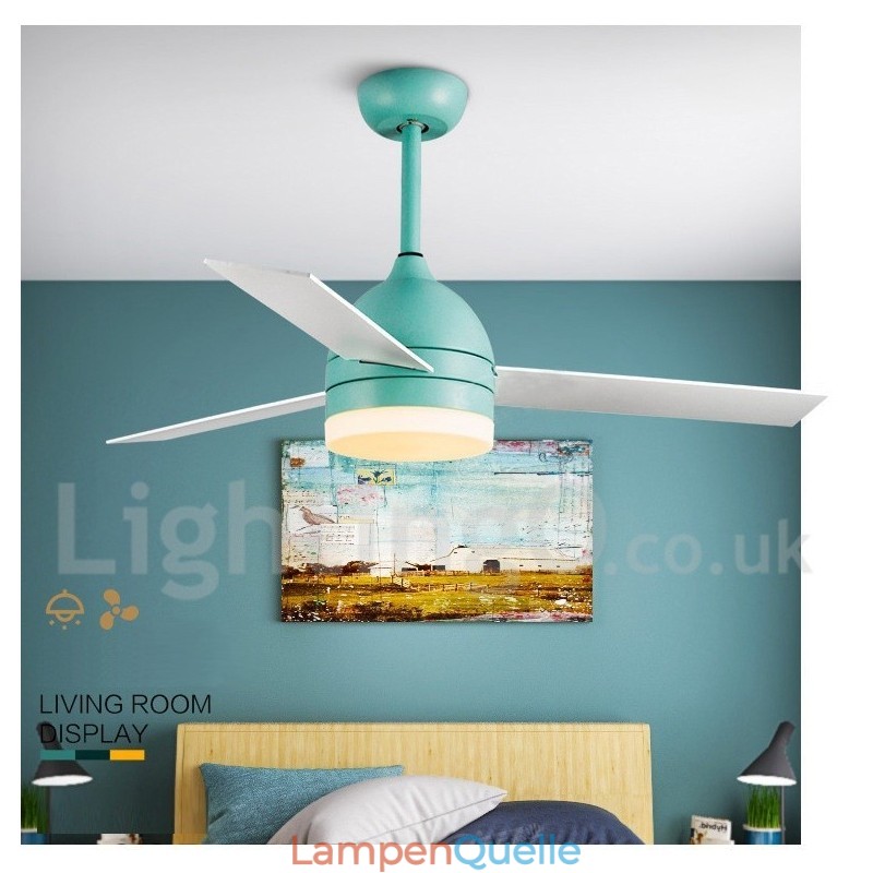 42“ 48“ Nordic Vintage Modern Zeitgenössischer Deckenventilator