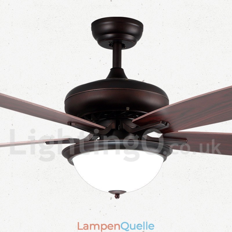 52“ Country Retro Rustikaler Lodge Vintage Deckenventilator