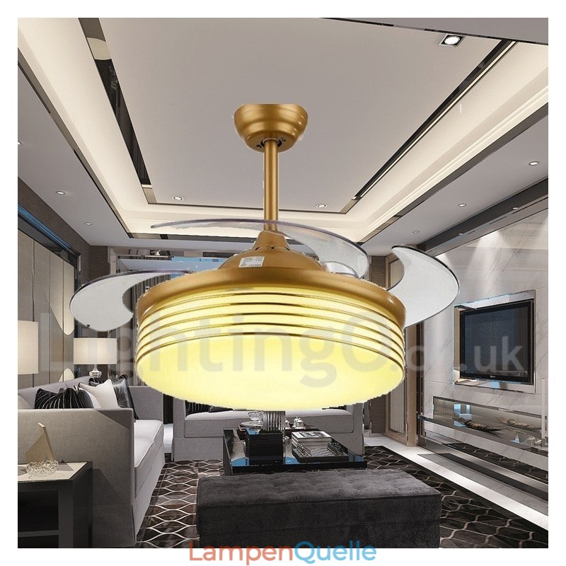 36“ moderner zeitgenössischer Deckenventilator im europäischen Stil