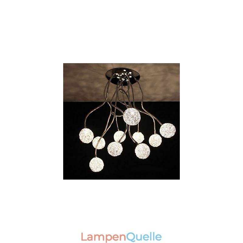 Einfache Eisen Decke Runde Eisen Kreative lampe lampe Aluminium Draht lampe