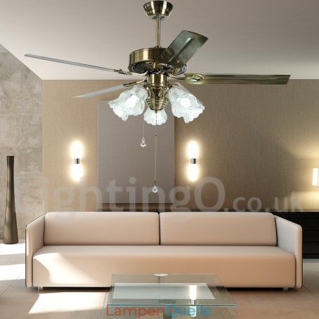 52“ Vintage-Deckenventilator im europäischen Stil 52“ Vintage-Deckenventilator im europäischen Stil