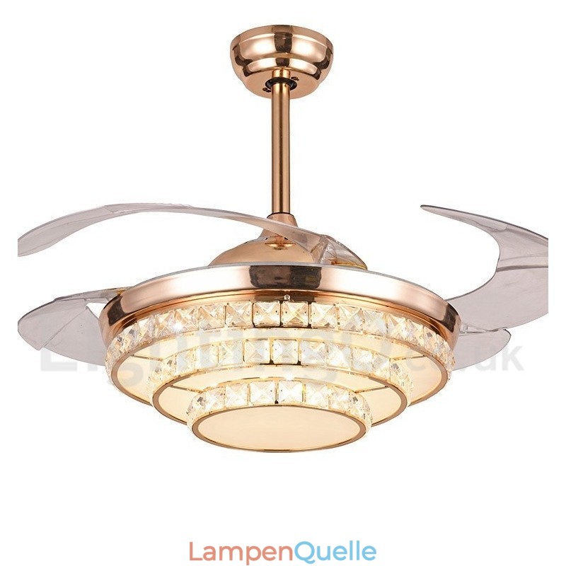 42“ moderner zeitgenössischer Deckenventilator im europäischen Stil