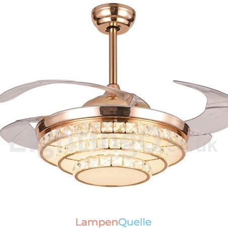 42“ moderner zeitgenössischer Deckenventilator im europäischen Stil