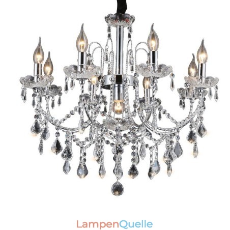 Elegant Crystal Chandelier with 9 Lights Elegant Crystal Chandelier with 9 Lights