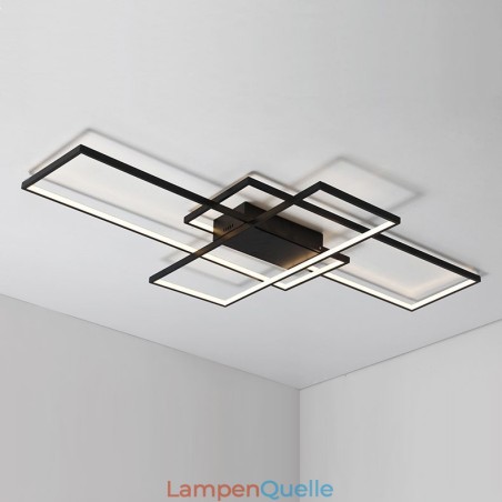 Moderne Deckenleuchte mit zeitgenössischer Aluminium-Malerei, bündige Wandleuchte mit Ferndimmer für Wohnzimmer, Schlafzimmer, kann auch als Wandleuchte verwendet werden Moderne Deckenleuchte mit zeitgenössischer Aluminium-Malerei, bündige Wandleuchte mit Ferndimmer für Wohnzimmer, Schlafzimmer, kann auch als Wandleuchte verwendet werden