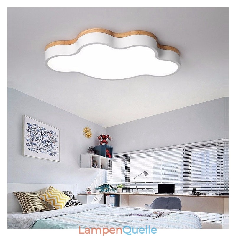 Macaron Multicolor Moderne zeitgenössische Stahl Flush Holz Licht Deckenleuchte