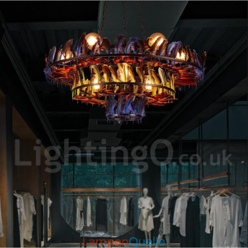 Retro Steel Lighting Store Pendelleuchte Kronleuchter