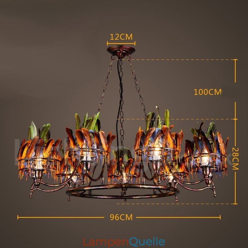 Retro Steel Lighting Store Pendelleuchte Kronleuchter