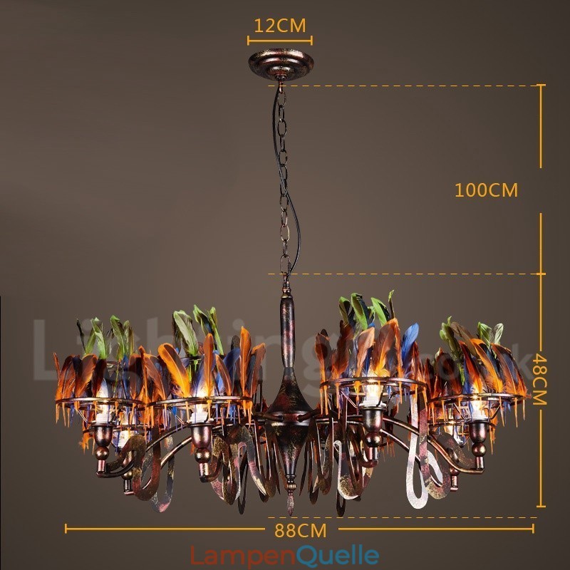 Retro Steel Lighting Store Pendelleuchte Kronleuchter
