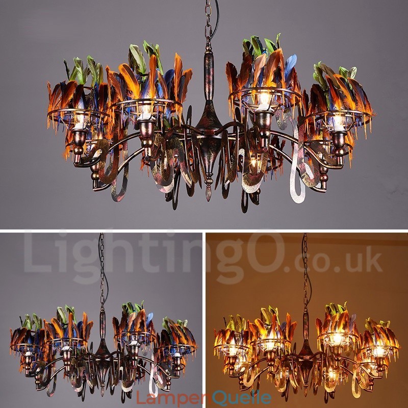 Retro Steel Lighting Store Pendelleuchte Kronleuchter