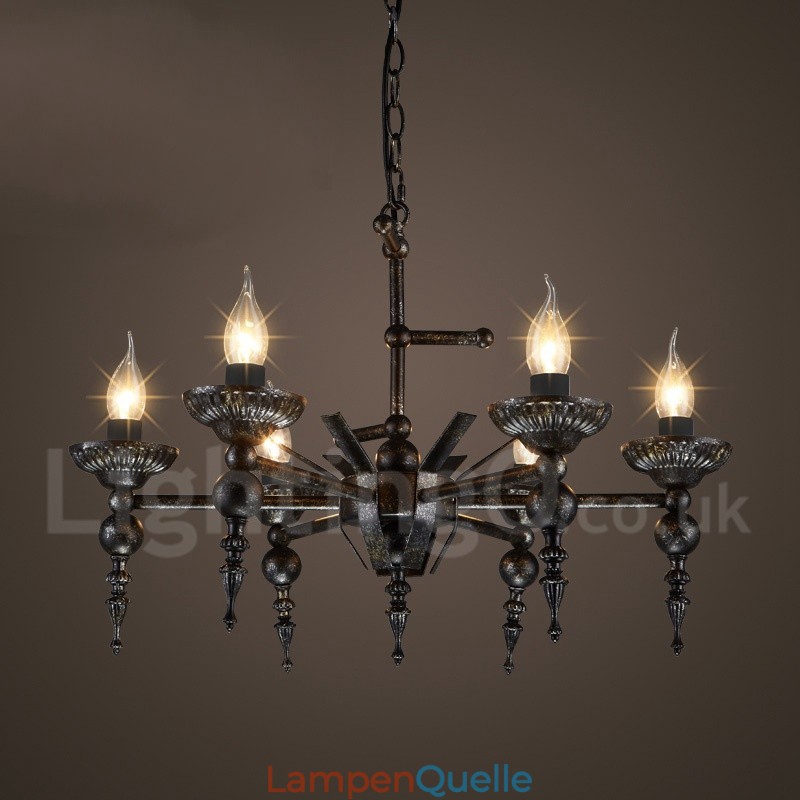 Pendelleuchte aus Stahl im Industriestil für Beleuchtungsgeschäfte