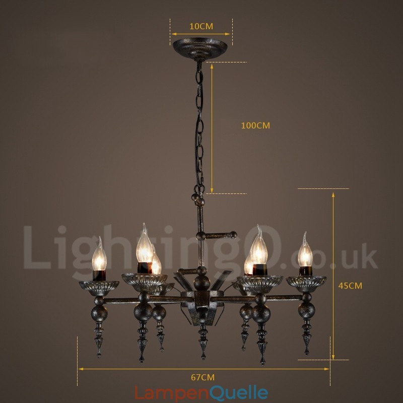 Pendelleuchte aus Stahl im Industriestil für Beleuchtungsgeschäfte