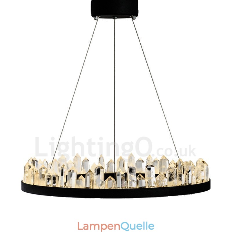 Kristall Pendelleuchte Mode Exquisite Kreis Design