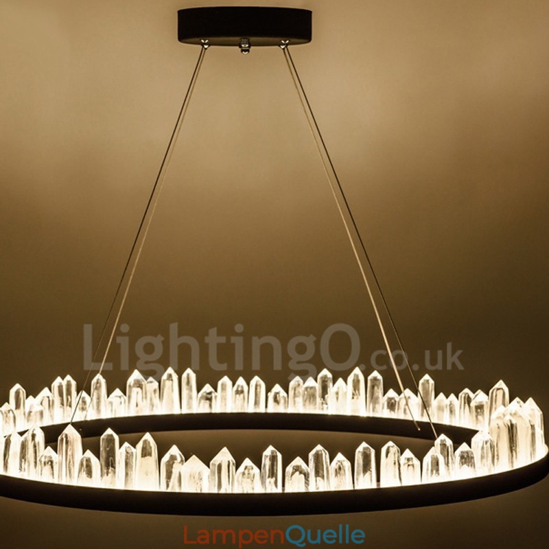 Kristall Pendelleuchte Mode Exquisite Kreis Design