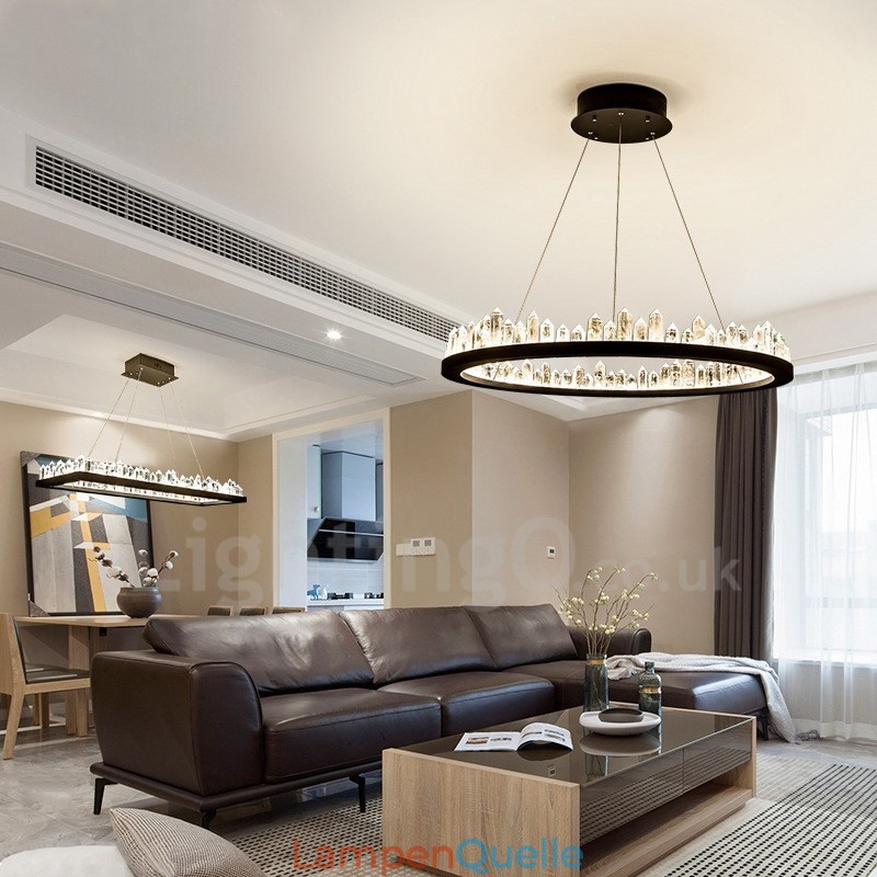Kristall Pendelleuchte Mode Exquisite Kreis Design
